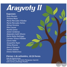 Arayvoty II - Exposición de Artes Visuales - Viernes, 1 de Setiembre de 2017